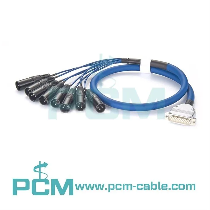 Analog DB25 to XLR-Male Snake Cable 
