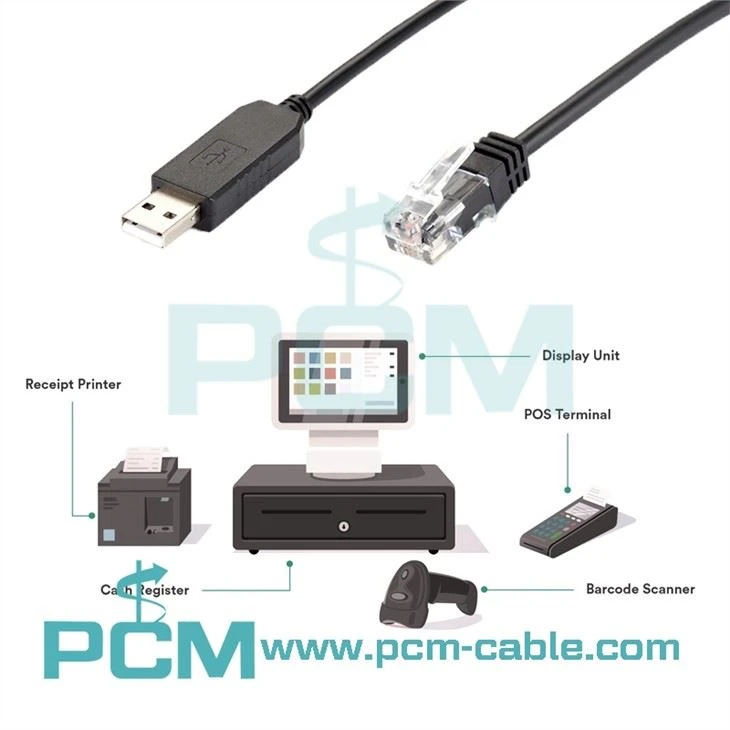 USB C To RJ12 Serial Cable