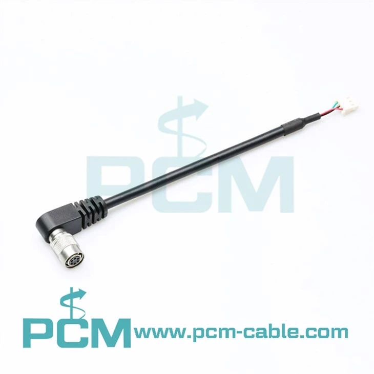 Hirose 6Pin HR10A-7J-6S 산업용 카메라 연장 케이블