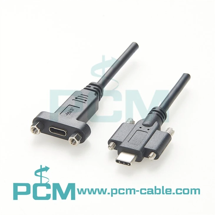 패널 마운트 USB C 확장 케이블