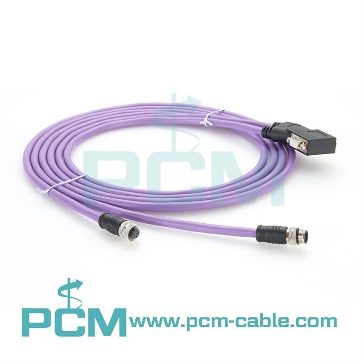 PROFIBUS DP Adaptor cable M12-Dsub9-M12