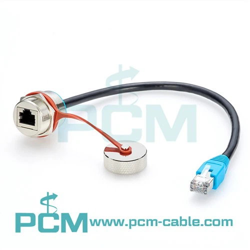 방수 RJ45 잭 - RJ45 플러그 케이블 금속 버전