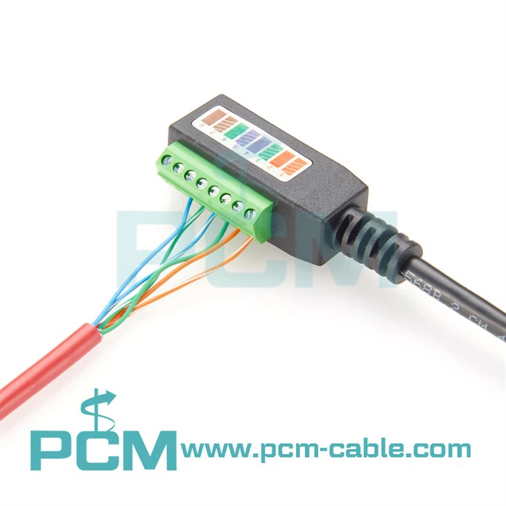RJ45 Terminal Block Cable for CR6 Datalogger