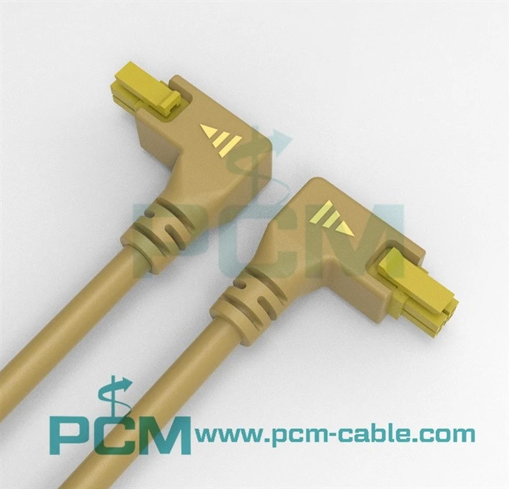 right angle mini-fit molex ots 4-pin cable harness