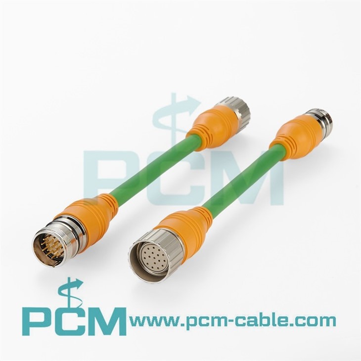 M23 cable and connector