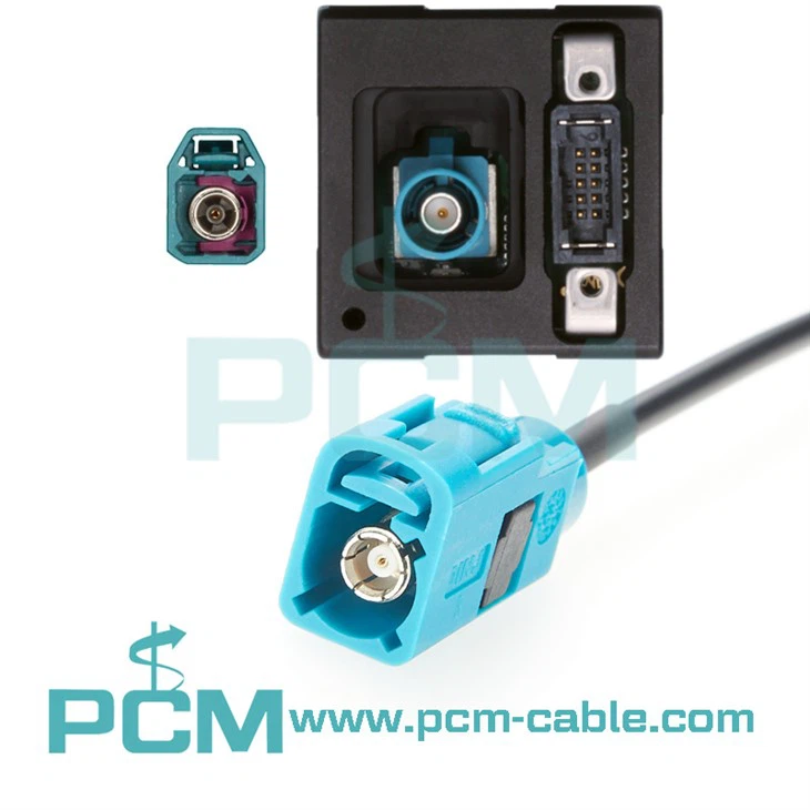 FAKRA coaxial connectors and cables GMSL2 Coax Camera cable