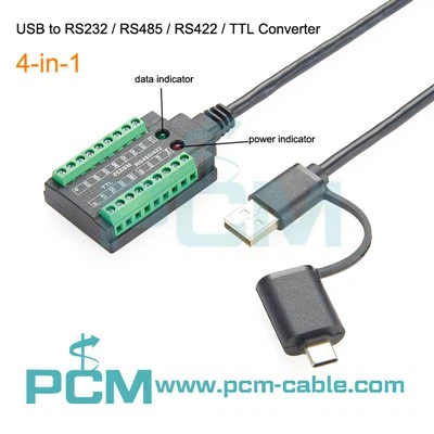 USB - RS232 RS485 RS422 TTL 인터페이스 케이블