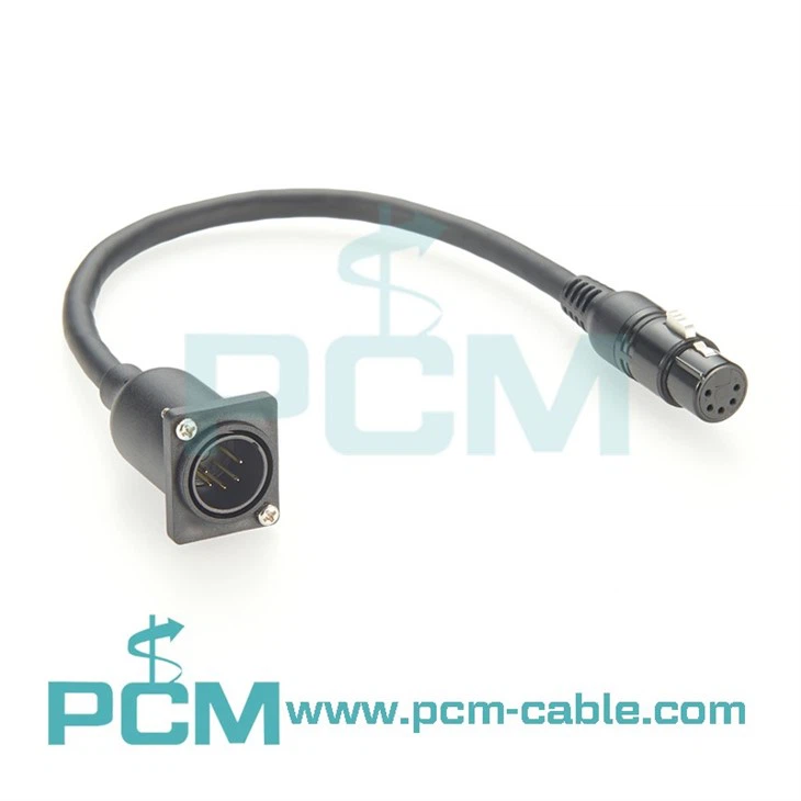 D series xlr pass through pannel mount Female to XLR Male cable