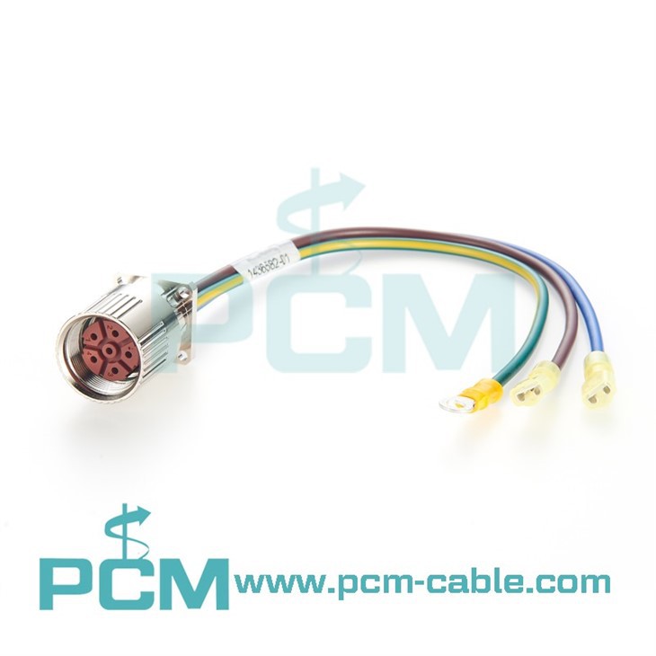 M23 Square Panel Mount Connector Cable