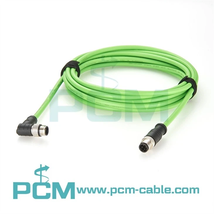 Profinet Right Angle M12 Cable for Sensors & Automation