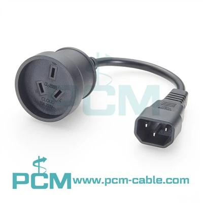 PDU 및 UPS용 호주 SAA 여성 전원 어댑터 케이블에 대한 IEC C14